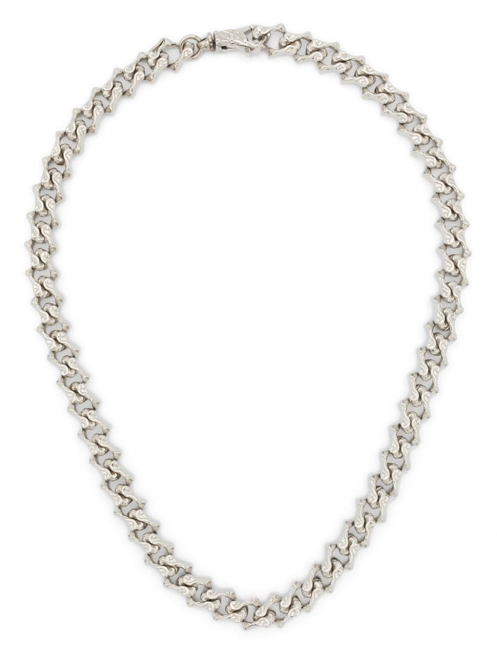 Emanuele Bicocchi Sharp chain-link necklace - Silver von Emanuele Bicocchi