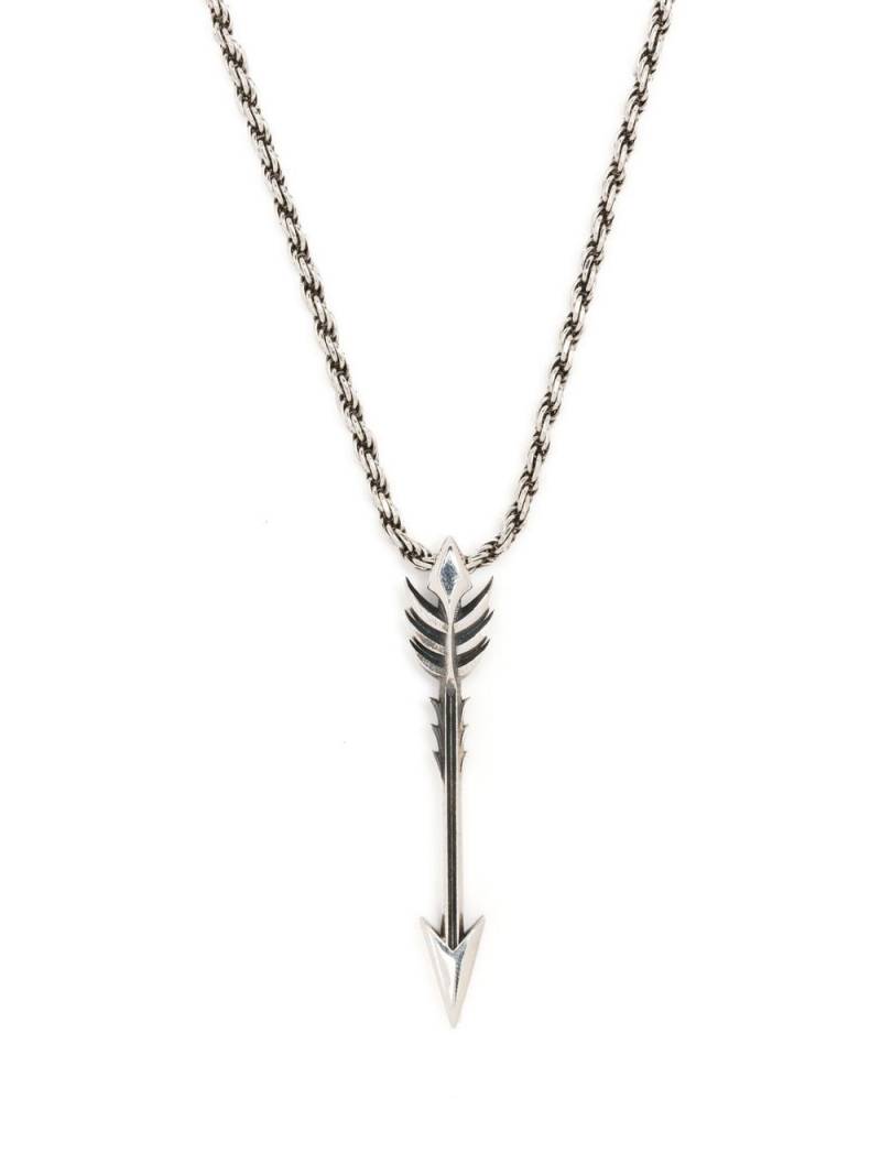 Emanuele Bicocchi arrow pendant necklace - Silver von Emanuele Bicocchi