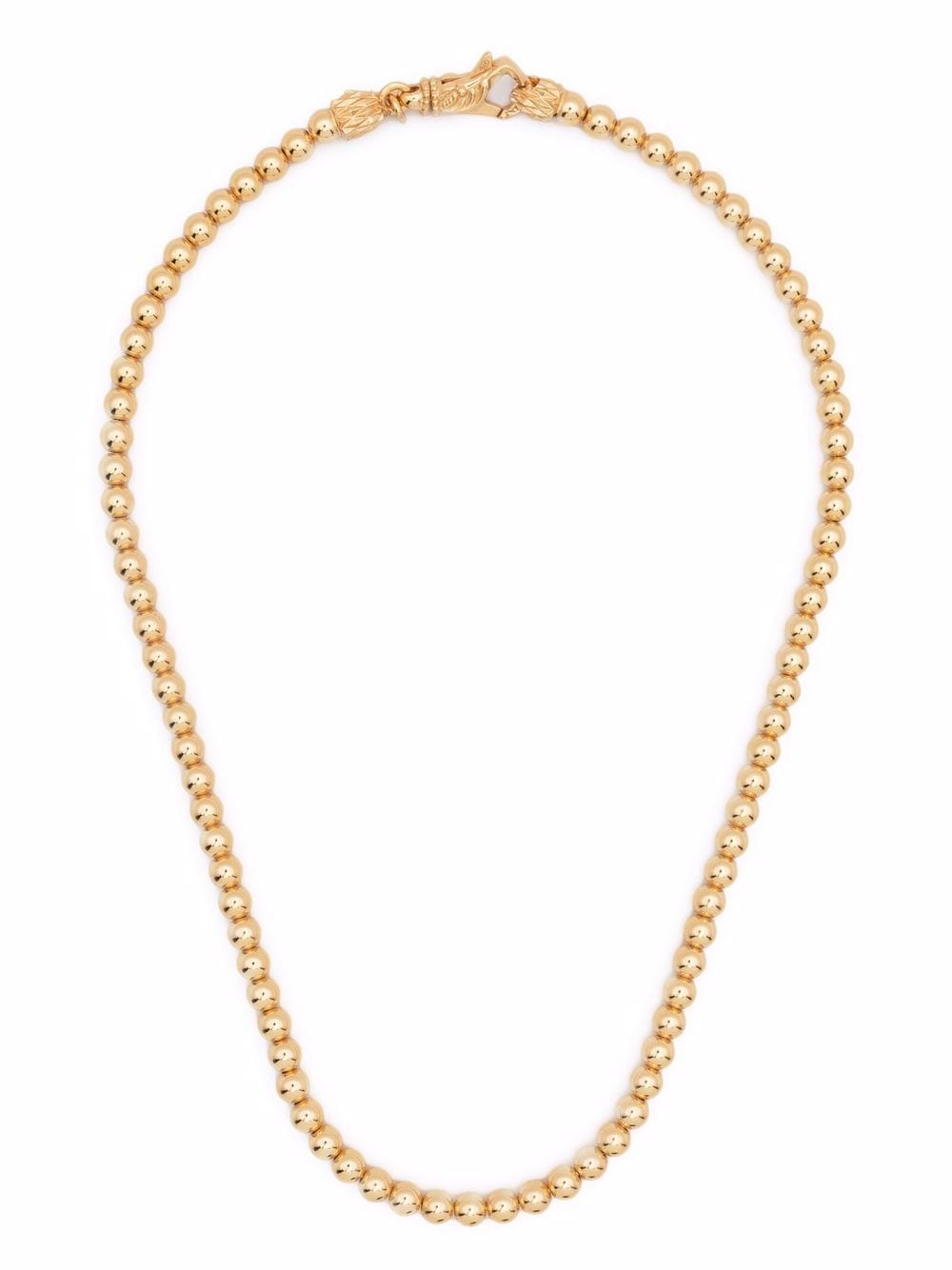 Emanuele Bicocchi beaded chain necklace - Gold von Emanuele Bicocchi