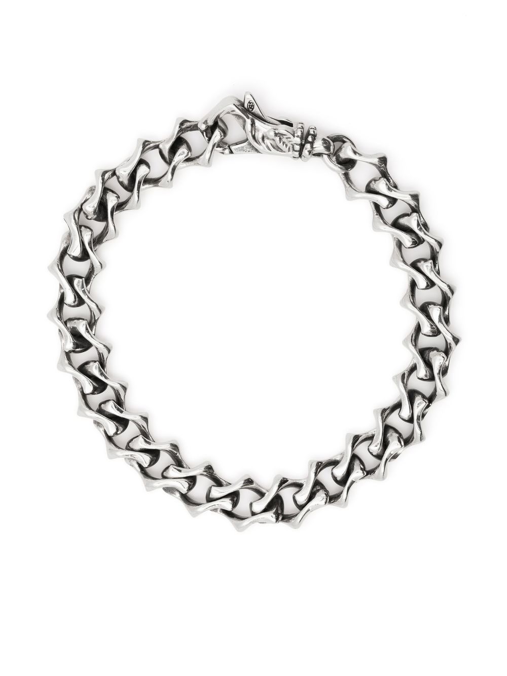 Emanuele Bicocchi charm chain-link bracelet - Silver von Emanuele Bicocchi