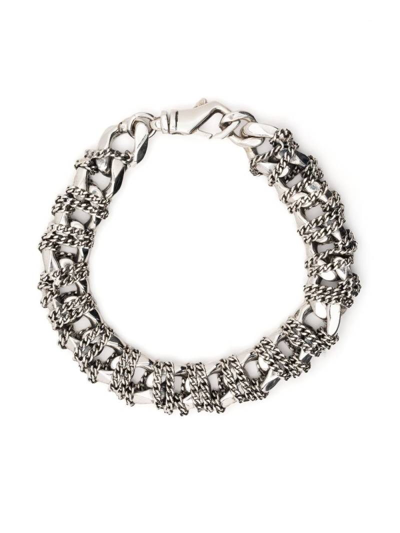 Emanuele Bicocchi chunky chain-link bracelet - Silver von Emanuele Bicocchi