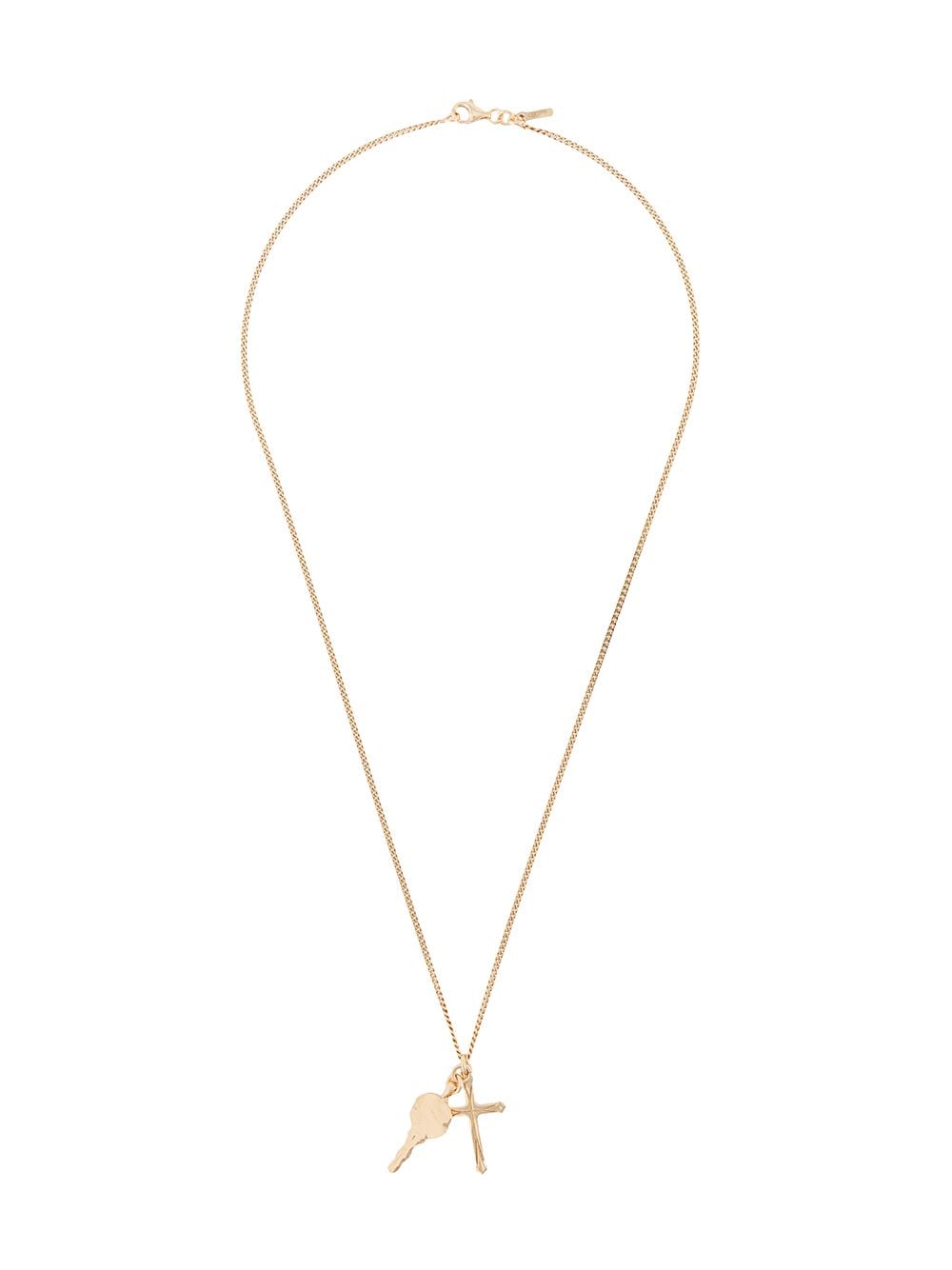 Emanuele Bicocchi cross pendant chain necklace - Gold von Emanuele Bicocchi