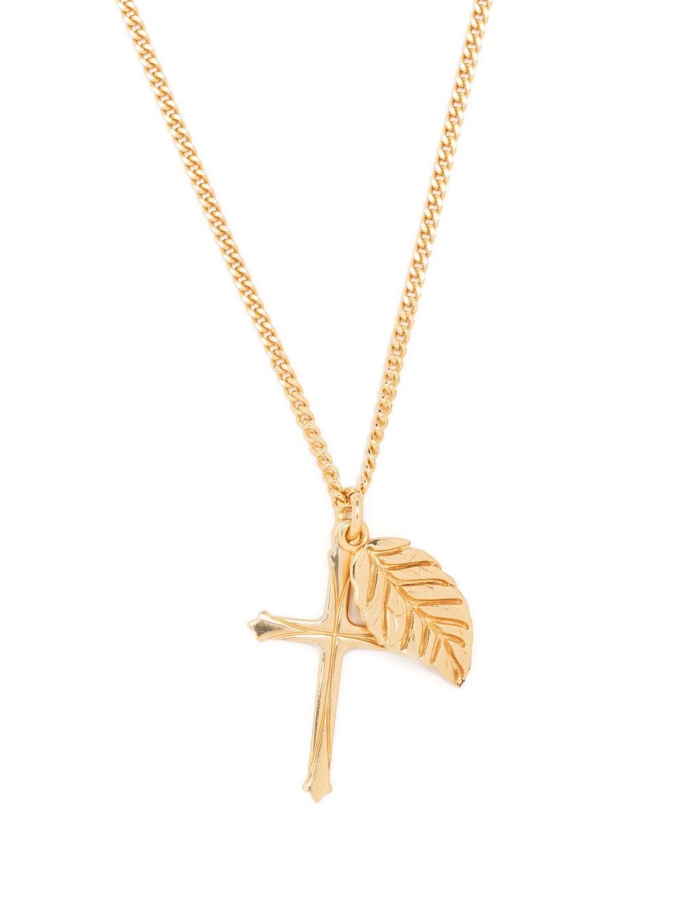 Emanuele Bicocchi cross pendant necklace - Gold von Emanuele Bicocchi