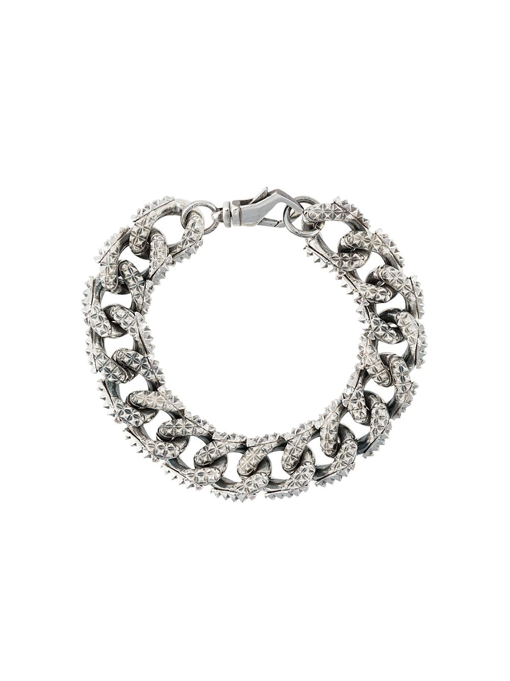 Emanuele Bicocchi curb chain bracelet - Silver von Emanuele Bicocchi