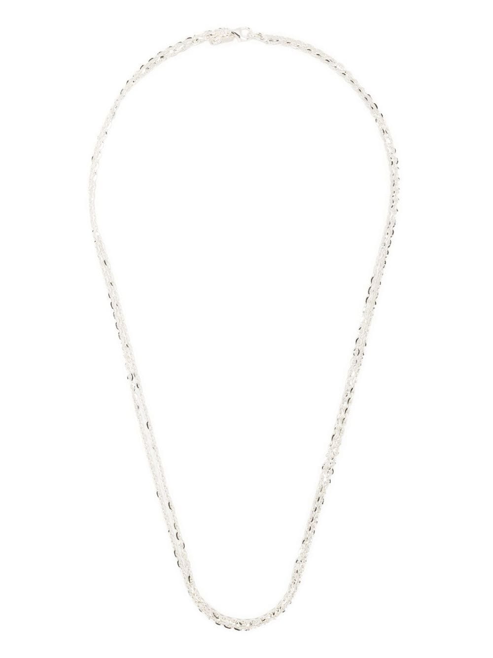 Emanuele Bicocchi double-chain necklace - Silver von Emanuele Bicocchi