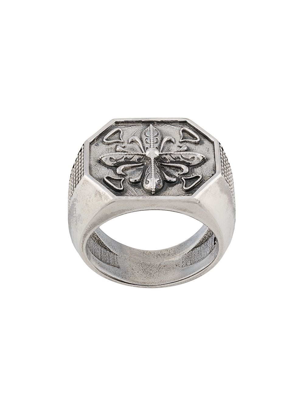 Emanuele Bicocchi hexagon seal ring - Silver von Emanuele Bicocchi