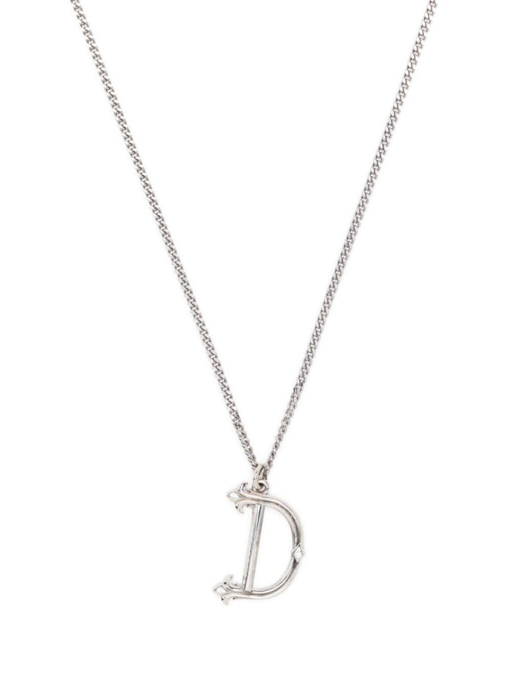 Emanuele Bicocchi initial-pendant sterling silver necklace von Emanuele Bicocchi