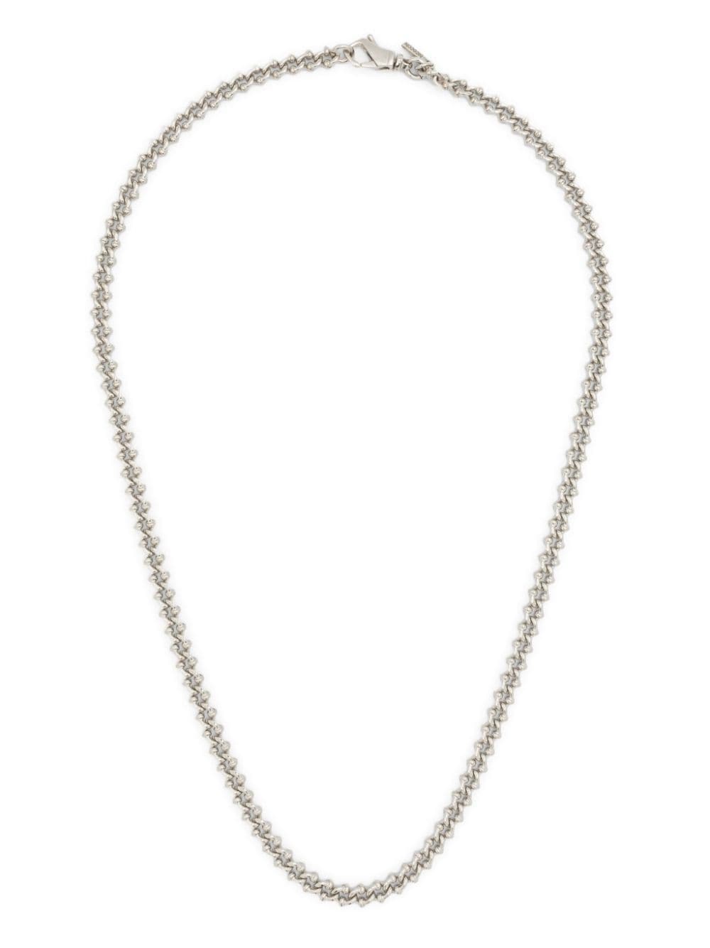 Emanuele Bicocchi knot chain necklace - Silver von Emanuele Bicocchi