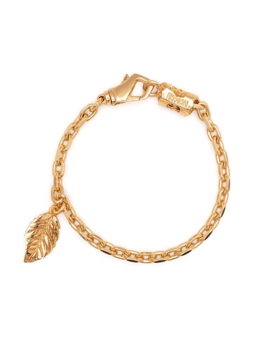 Emanuele Bicocchi leaf pendant bracelet - Gold von Emanuele Bicocchi