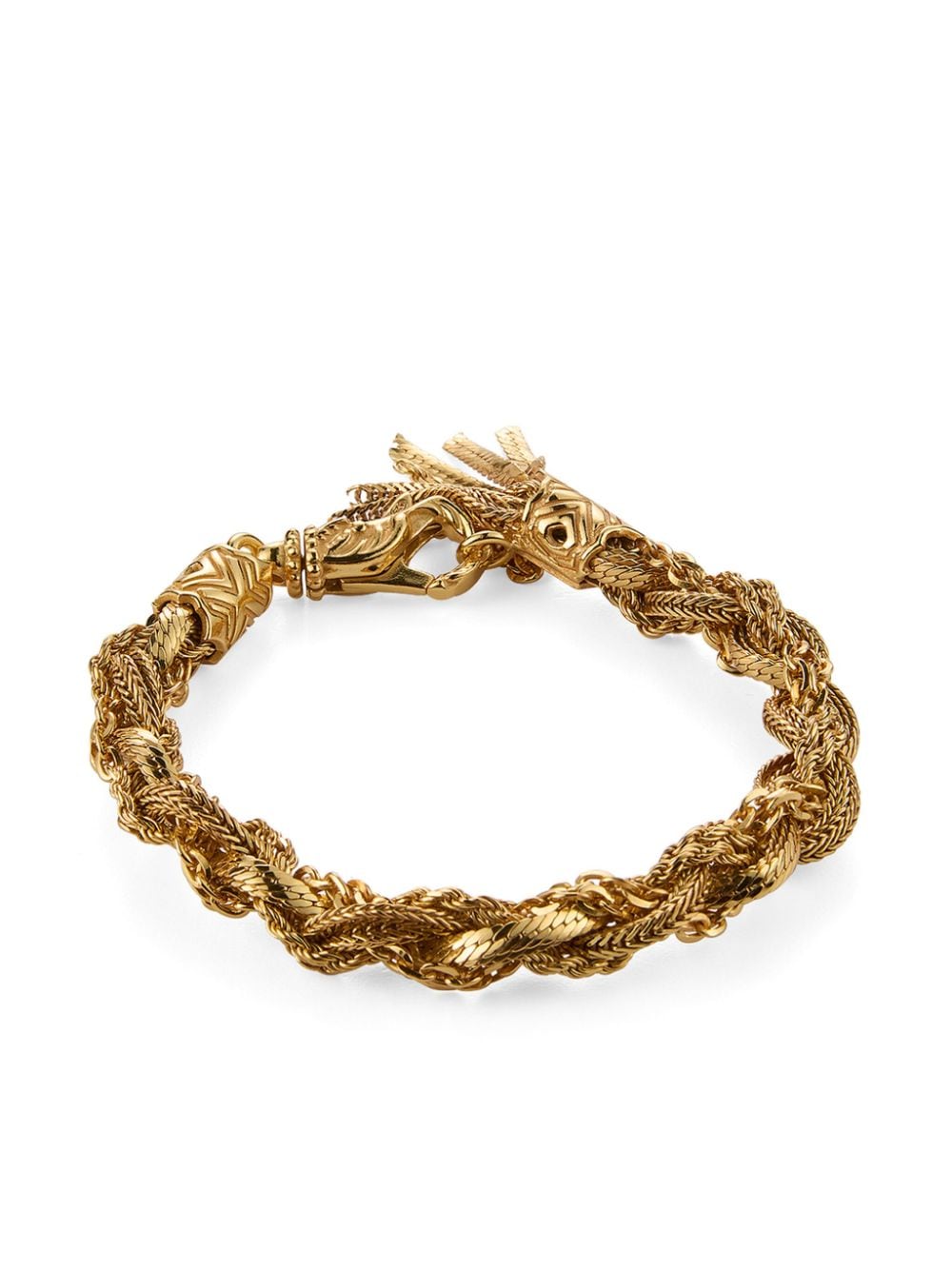 Emanuele Bicocchi medium Round Braid bracelet - Gold von Emanuele Bicocchi