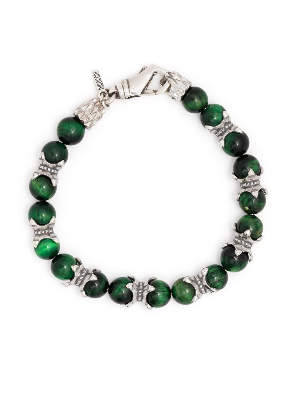 Emanuele Bicocchi mix beaded bracelet - Green von Emanuele Bicocchi