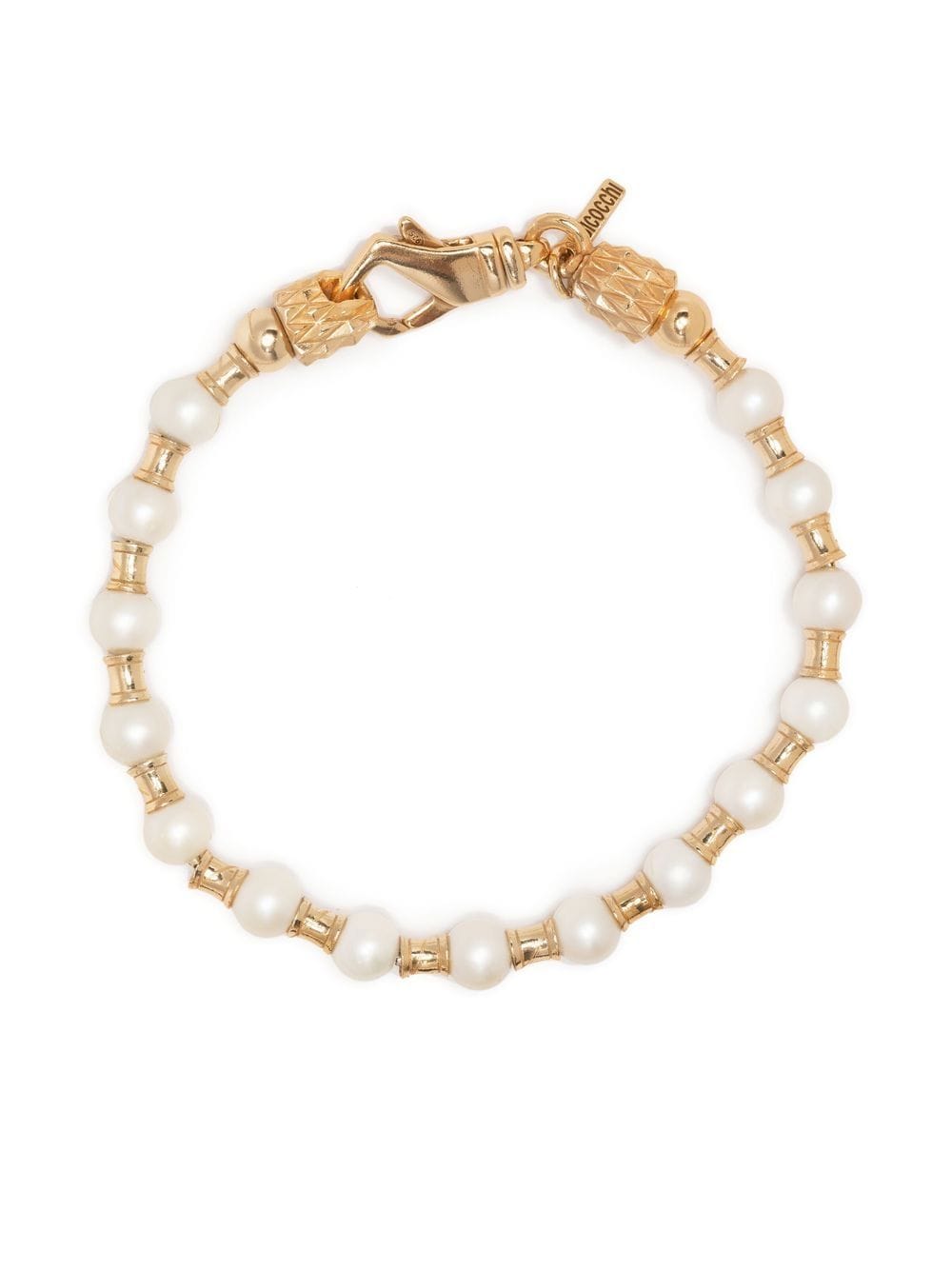 Emanuele Bicocchi pearl-embellished bracelet - Gold von Emanuele Bicocchi