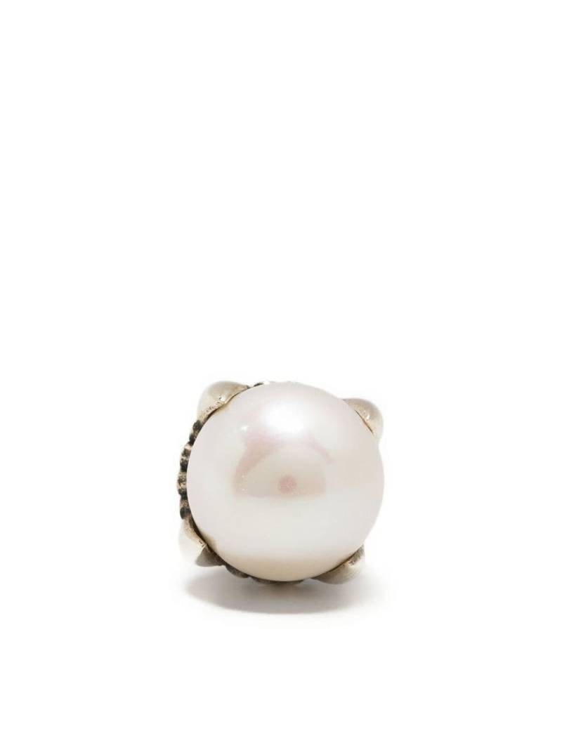 Emanuele Bicocchi pearl stud earring - Silver von Emanuele Bicocchi