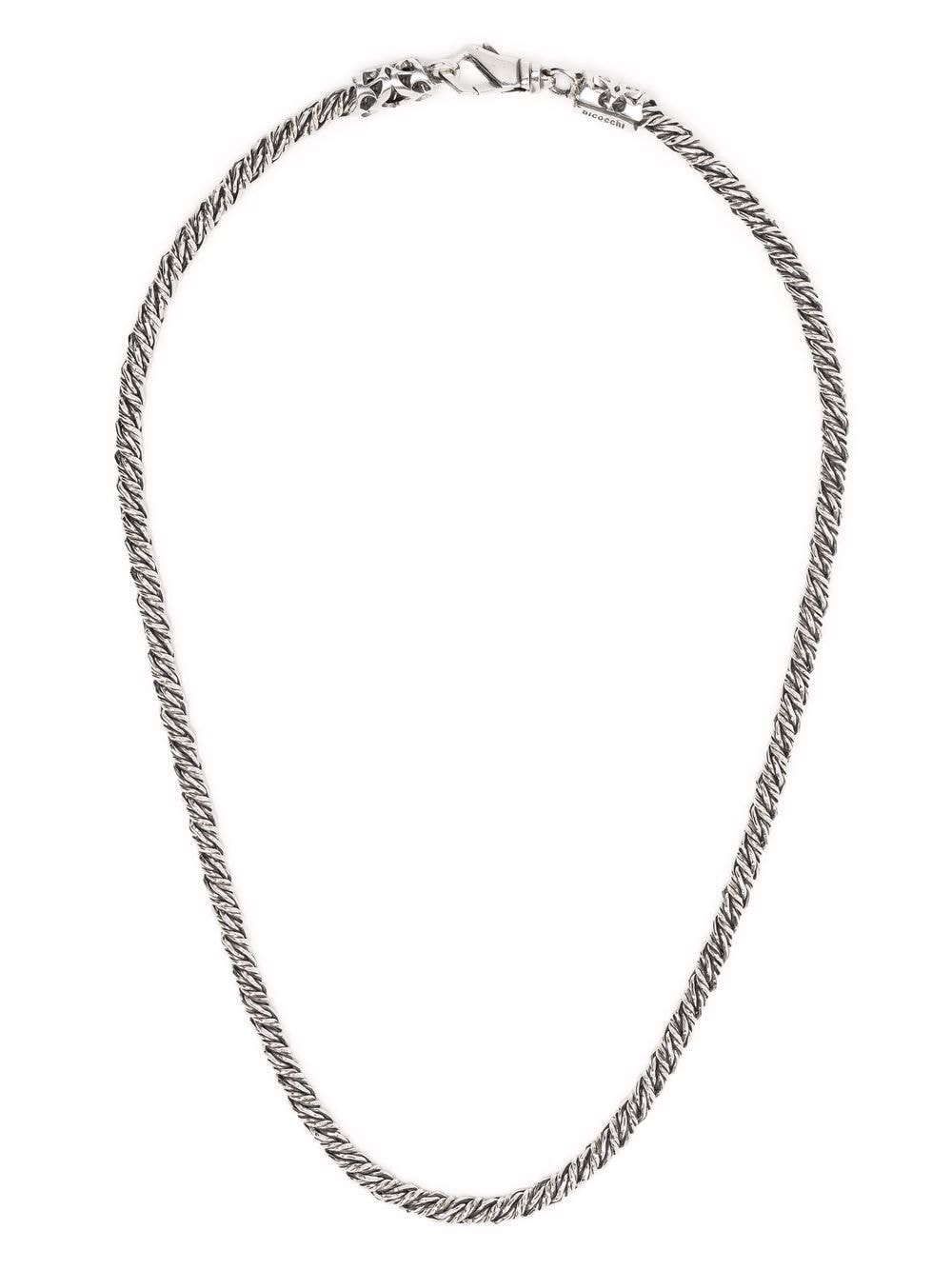 Emanuele Bicocchi rope-chain necklace - Silver von Emanuele Bicocchi