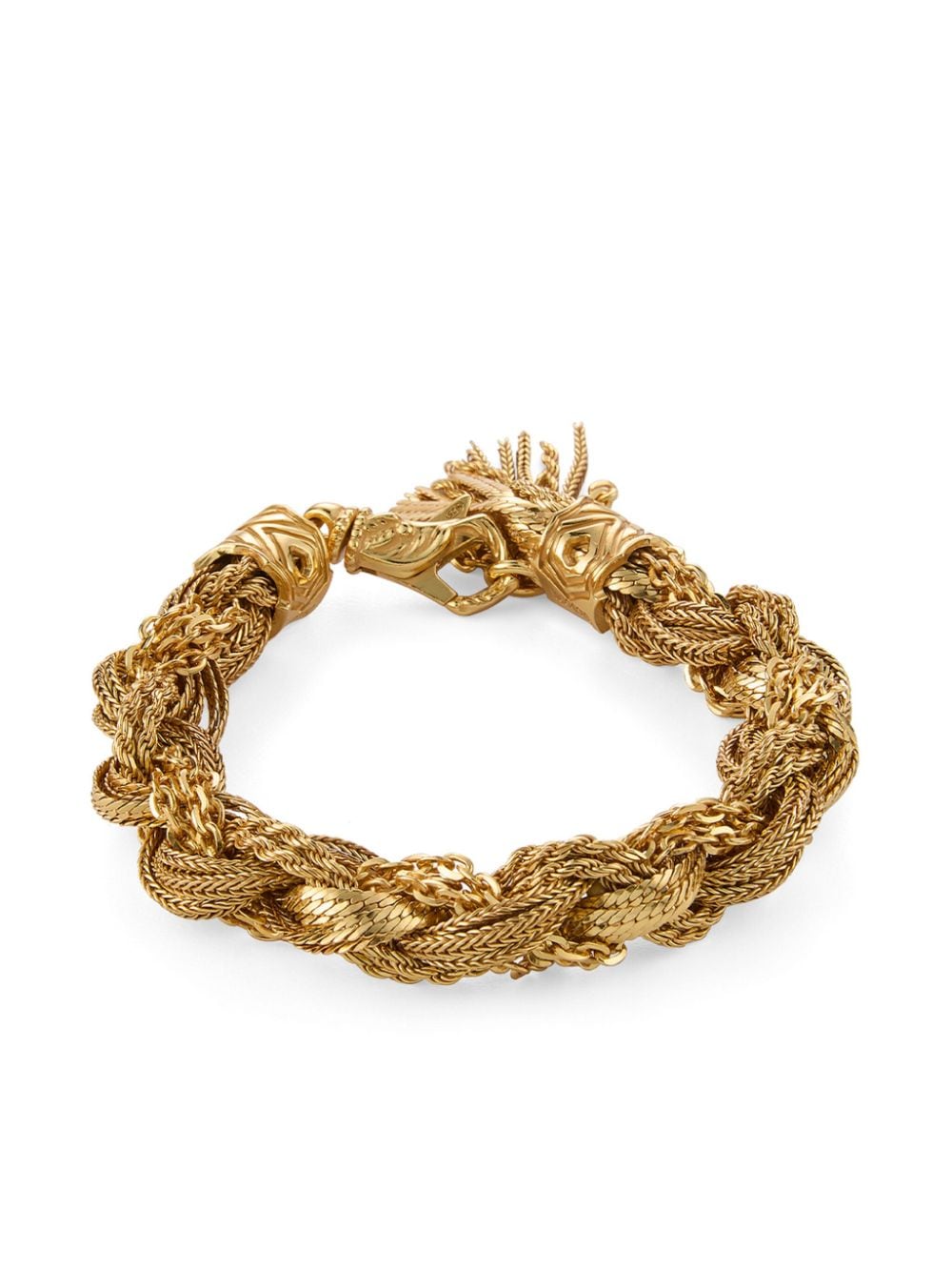 Emanuele Bicocchi round braid bracelet - Gold von Emanuele Bicocchi