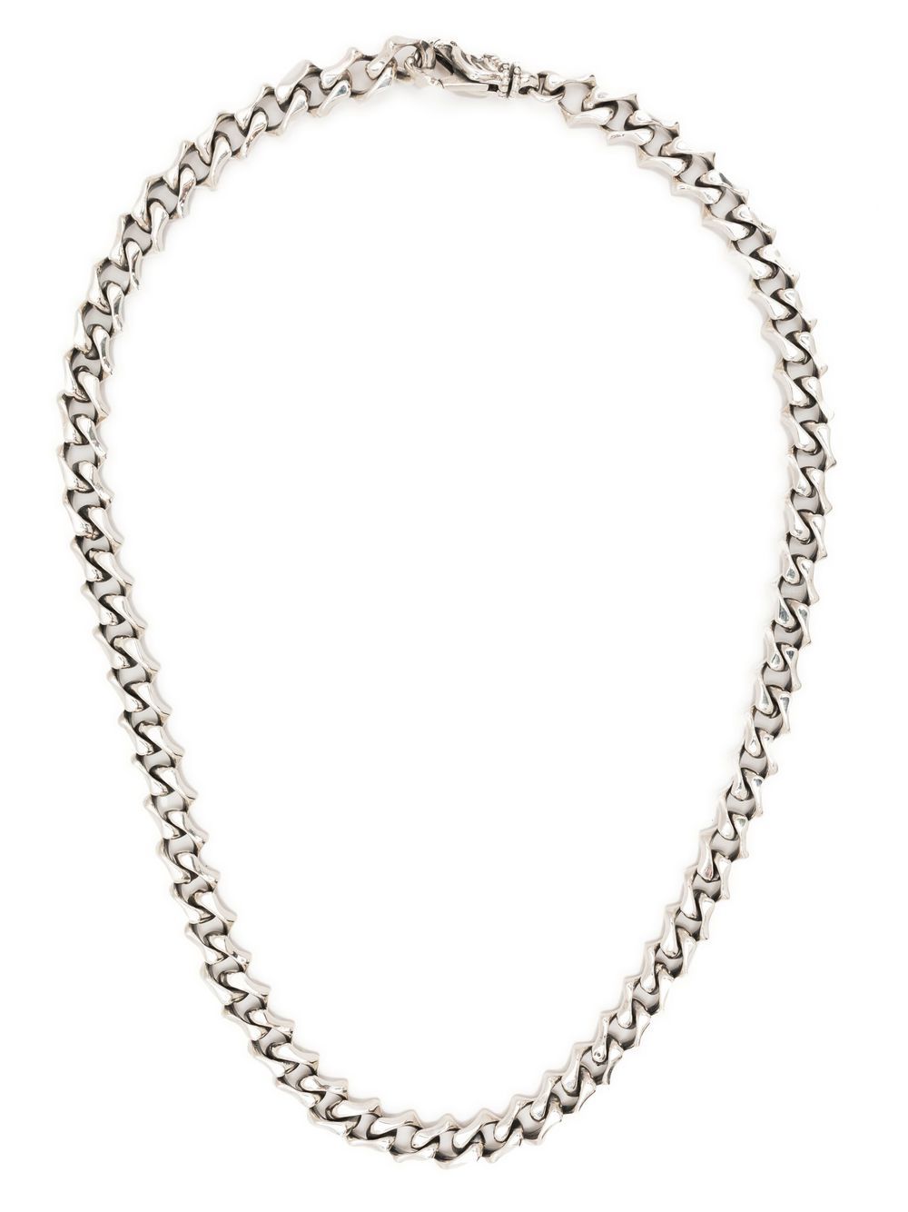 Emanuele Bicocchi sharp chain-link necklace - Silver von Emanuele Bicocchi