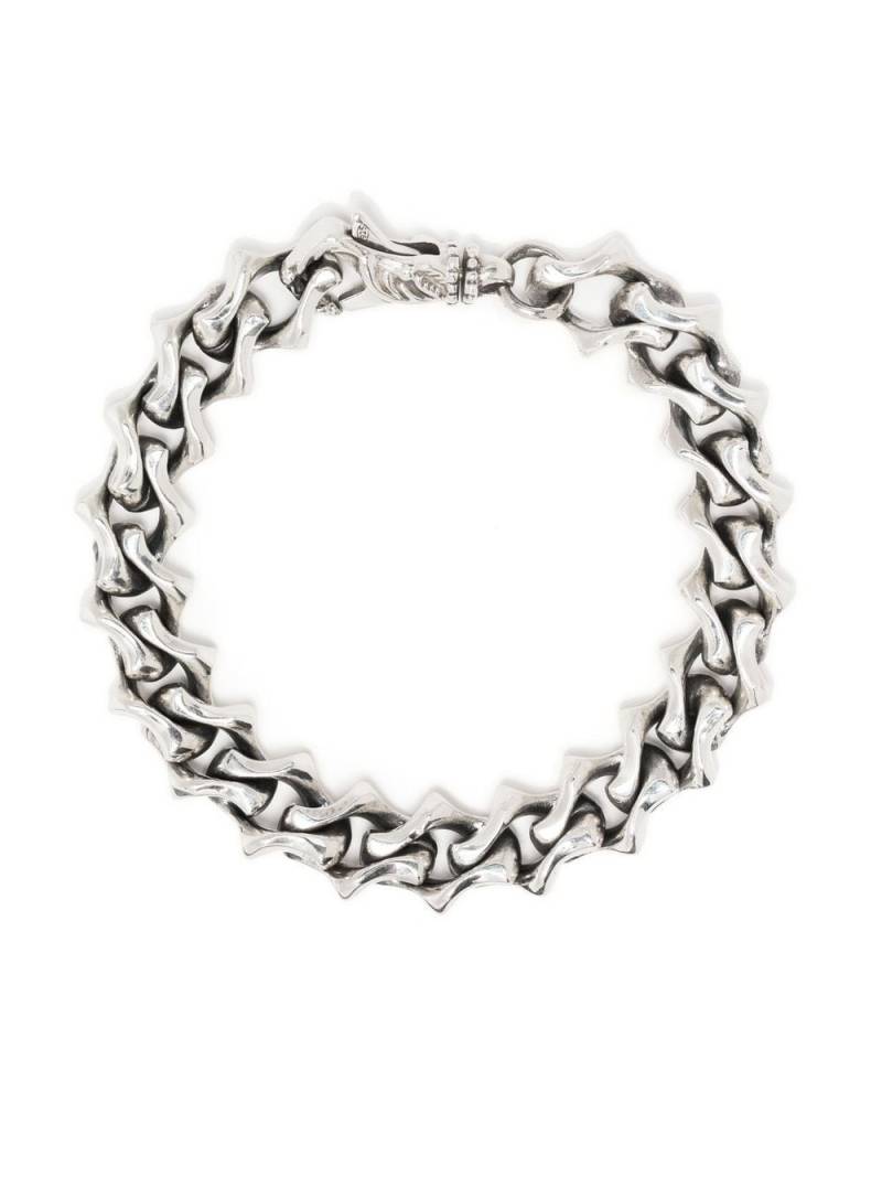 Emanuele Bicocchi sharp link chain bracelet - Silver von Emanuele Bicocchi