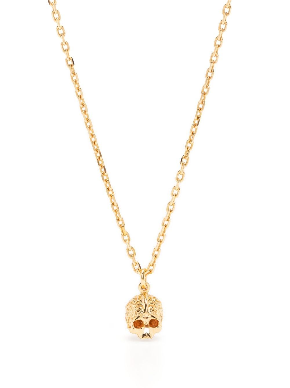 Emanuele Bicocchi skull pendant necklace - Gold von Emanuele Bicocchi