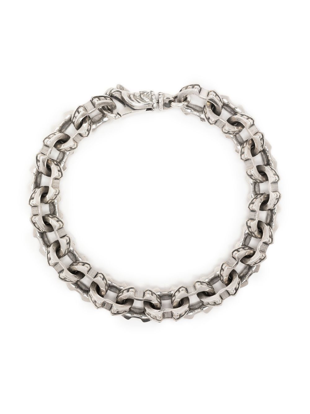 Emanuele Bicocchi spike chain-link bracelet - Silver von Emanuele Bicocchi