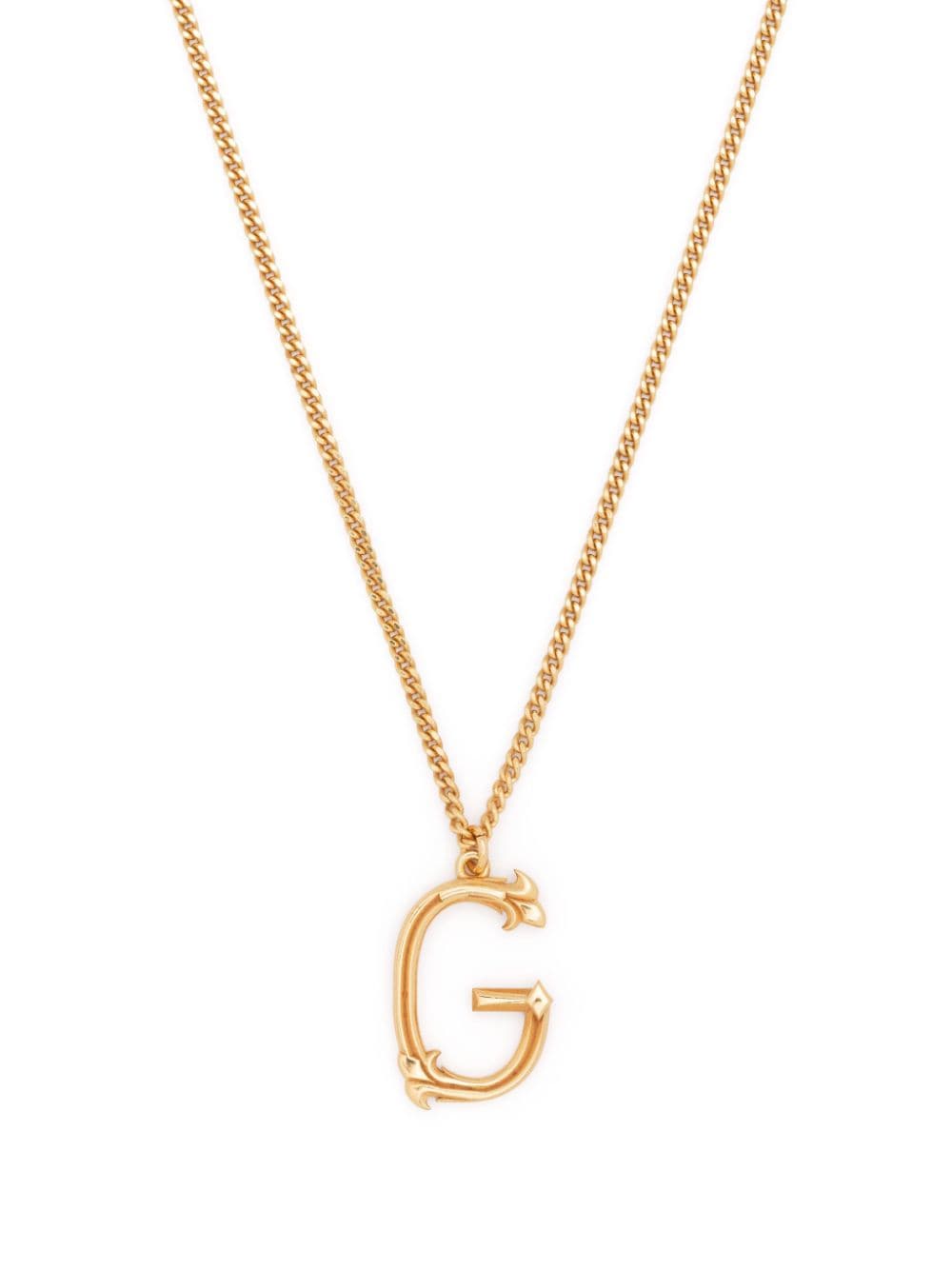 Emanuele Bicocchi statement-pendant polished-finish necklace - Gold von Emanuele Bicocchi