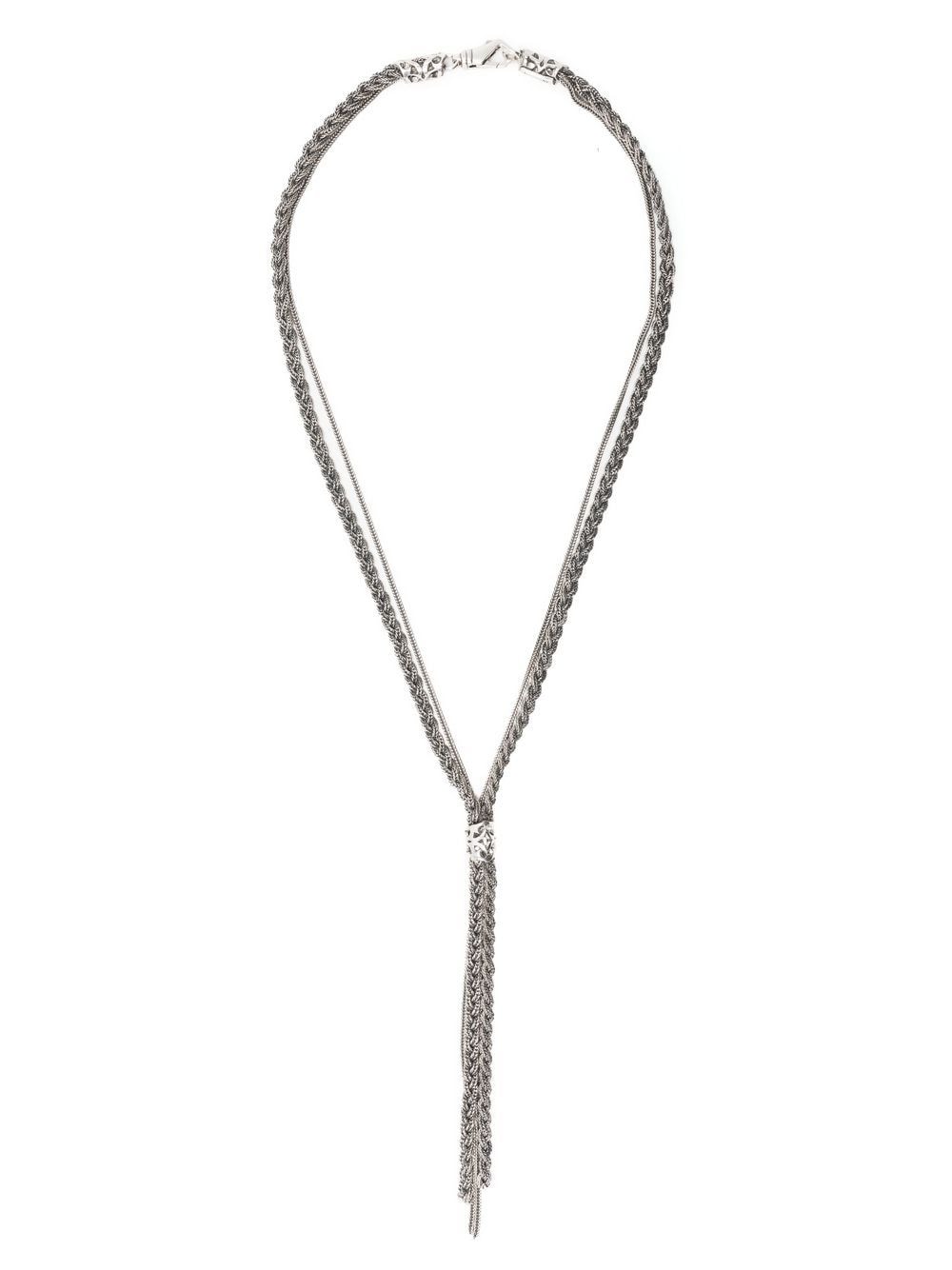 Emanuele Bicocchi tie chain necklace - Silver von Emanuele Bicocchi