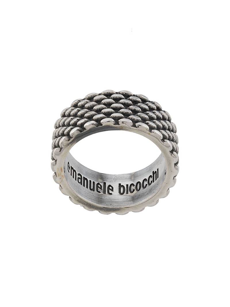 Emanuele Bicocchi tyre band ring - Silver von Emanuele Bicocchi