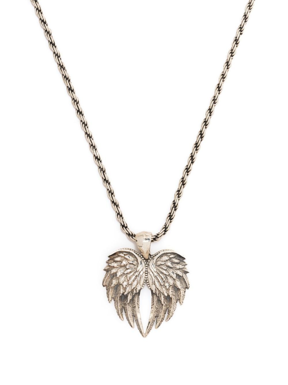 Emanuele Bicocchi wings pendant necklace - Silver von Emanuele Bicocchi