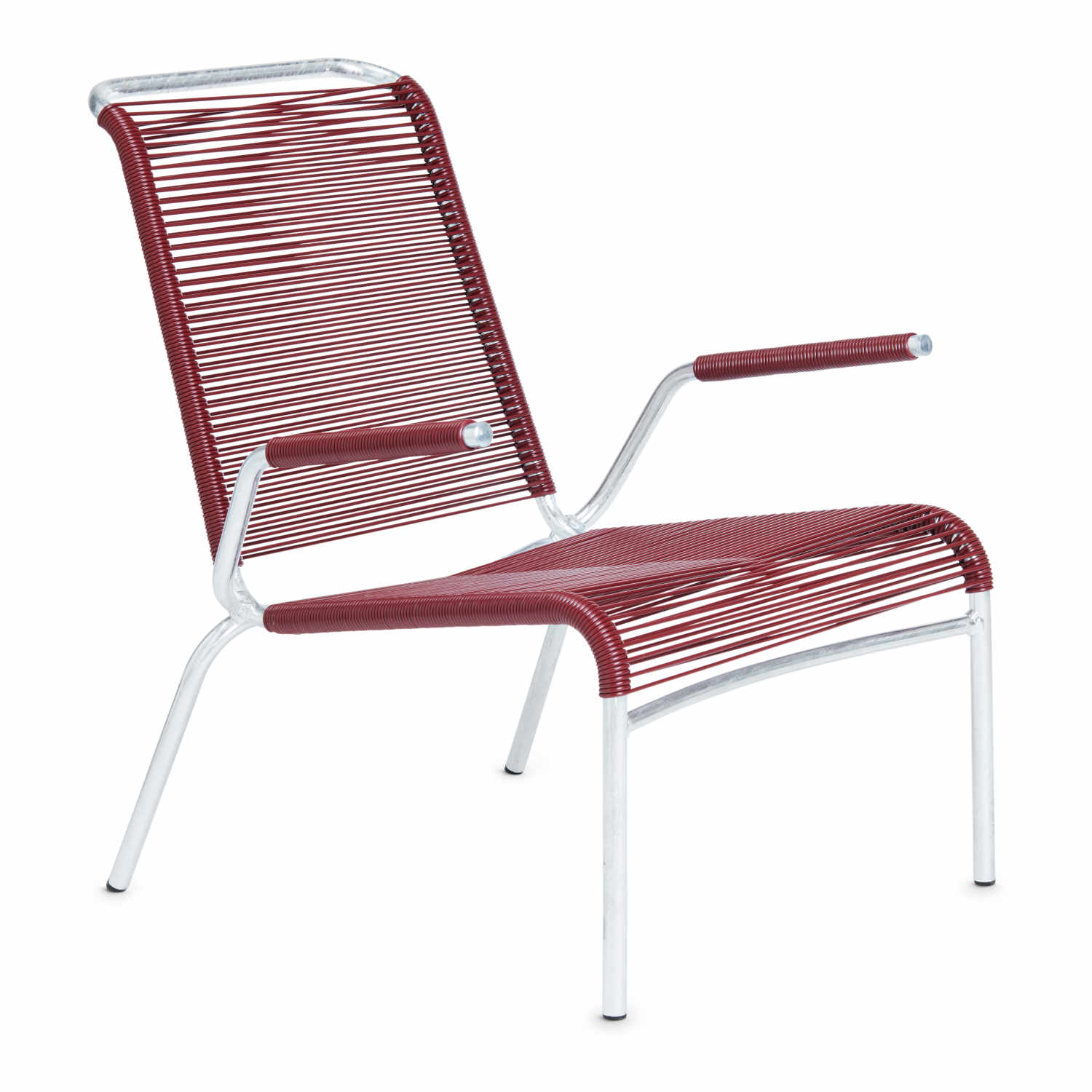 Altorfer Modell 1142 Lounge Sessel, Farbe weinrot von Embru