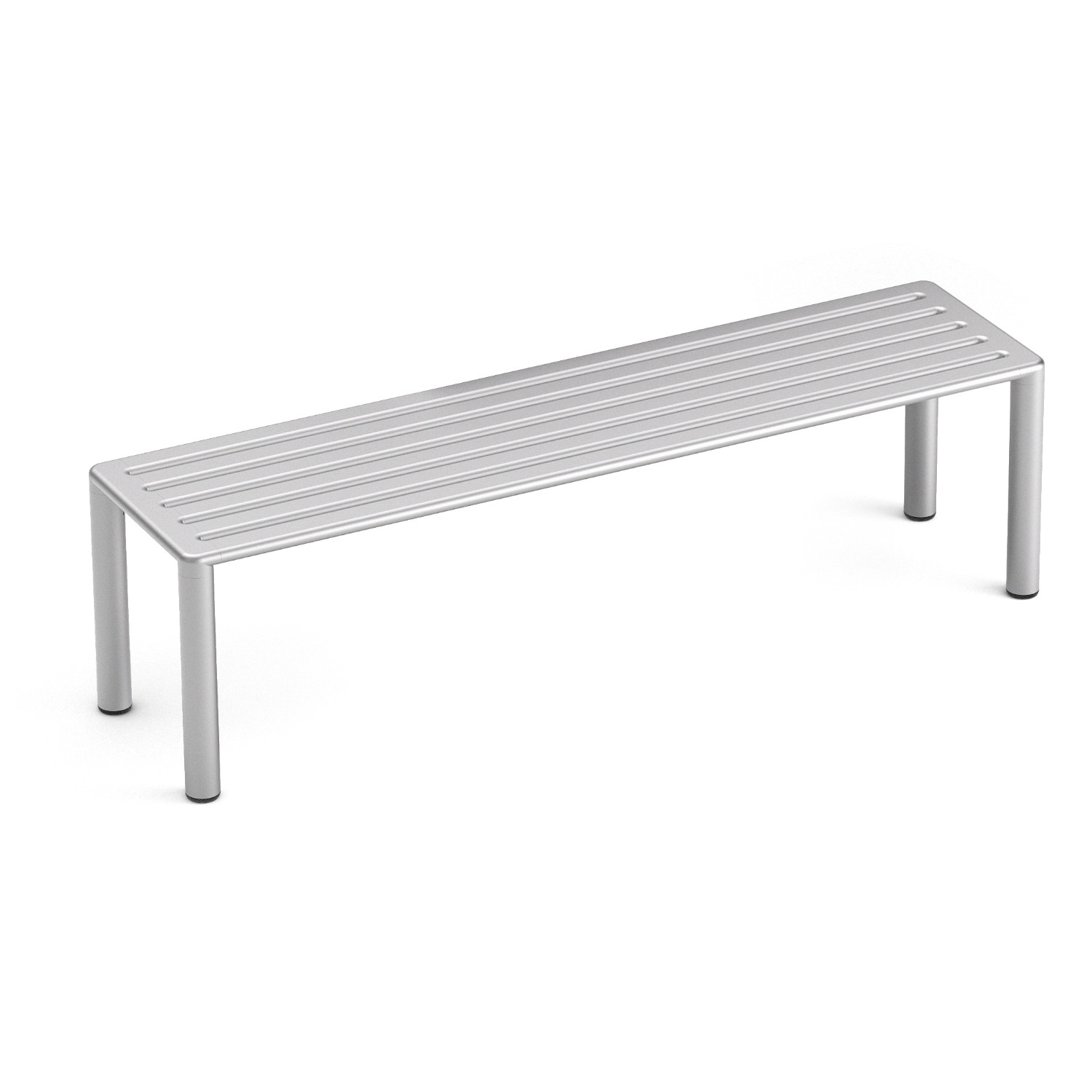 Easy Aluminium Bank Modell 1197 Sitzbank, Länge 180 cm von Embru