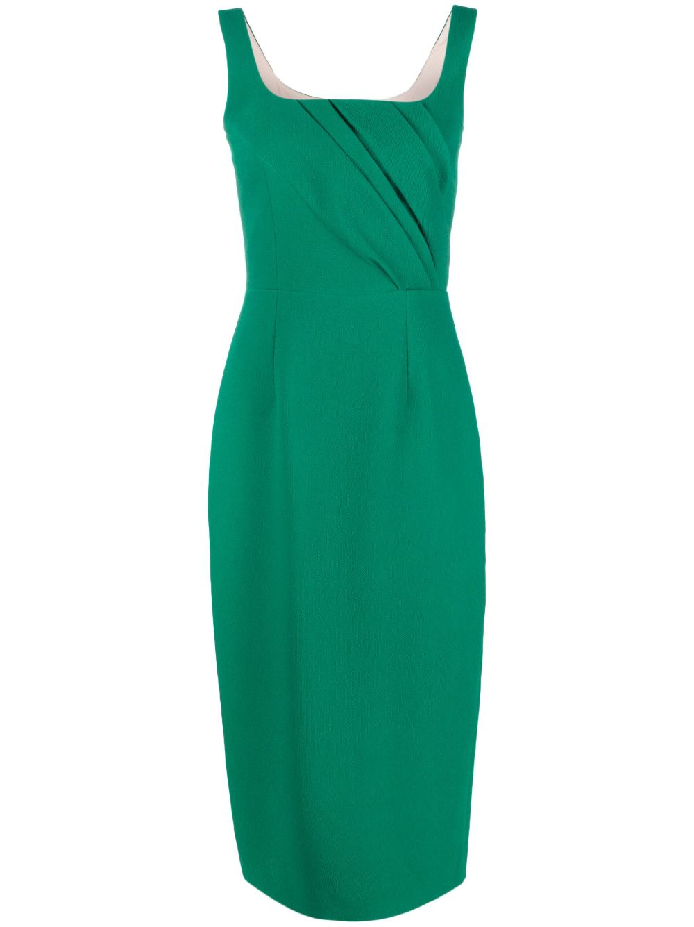 Emilia Wickstead Arina rear-slit draped dress - Green von Emilia Wickstead