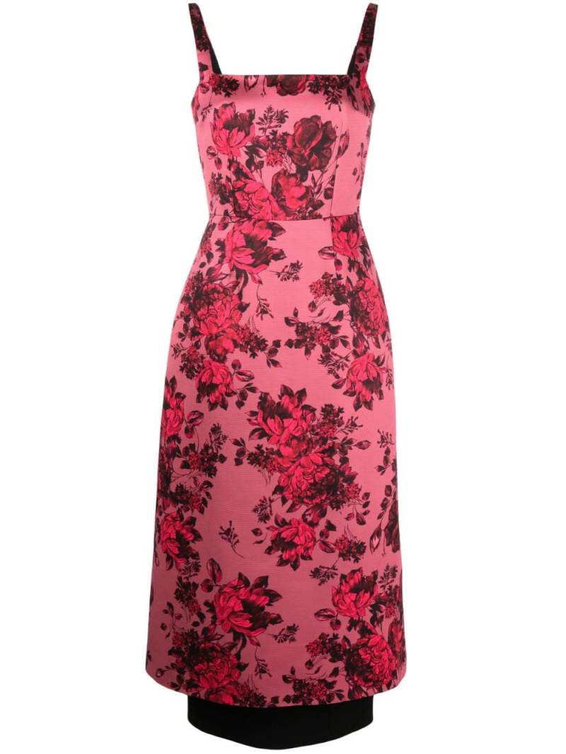 Emilia Wickstead Tiffany floral-print taffeta dress - Pink von Emilia Wickstead