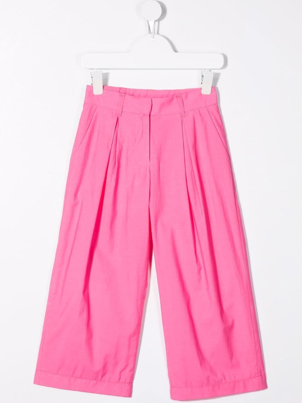 PUCCI Junior straight-leg box-pleat trousers - Pink von PUCCI Junior