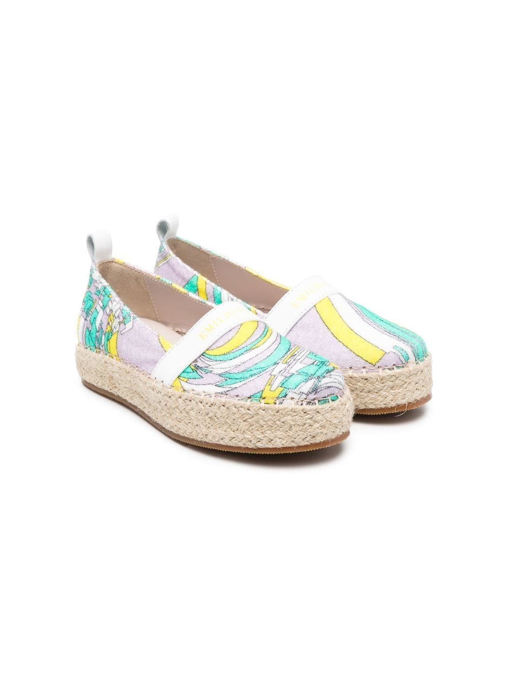 PUCCI Junior swirl print espadrilles - Purple von PUCCI Junior