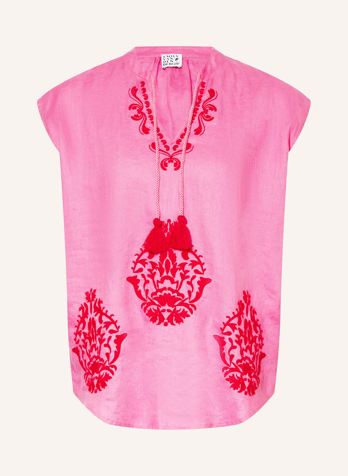Emily Van Den Bergh Blusentop Aus Leinen pink von Emily VAN DEN BERGH