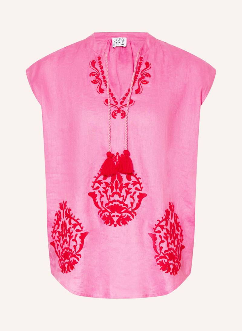 Emily Van Den Bergh Blusentop Aus Leinen pink von Emily VAN DEN BERGH