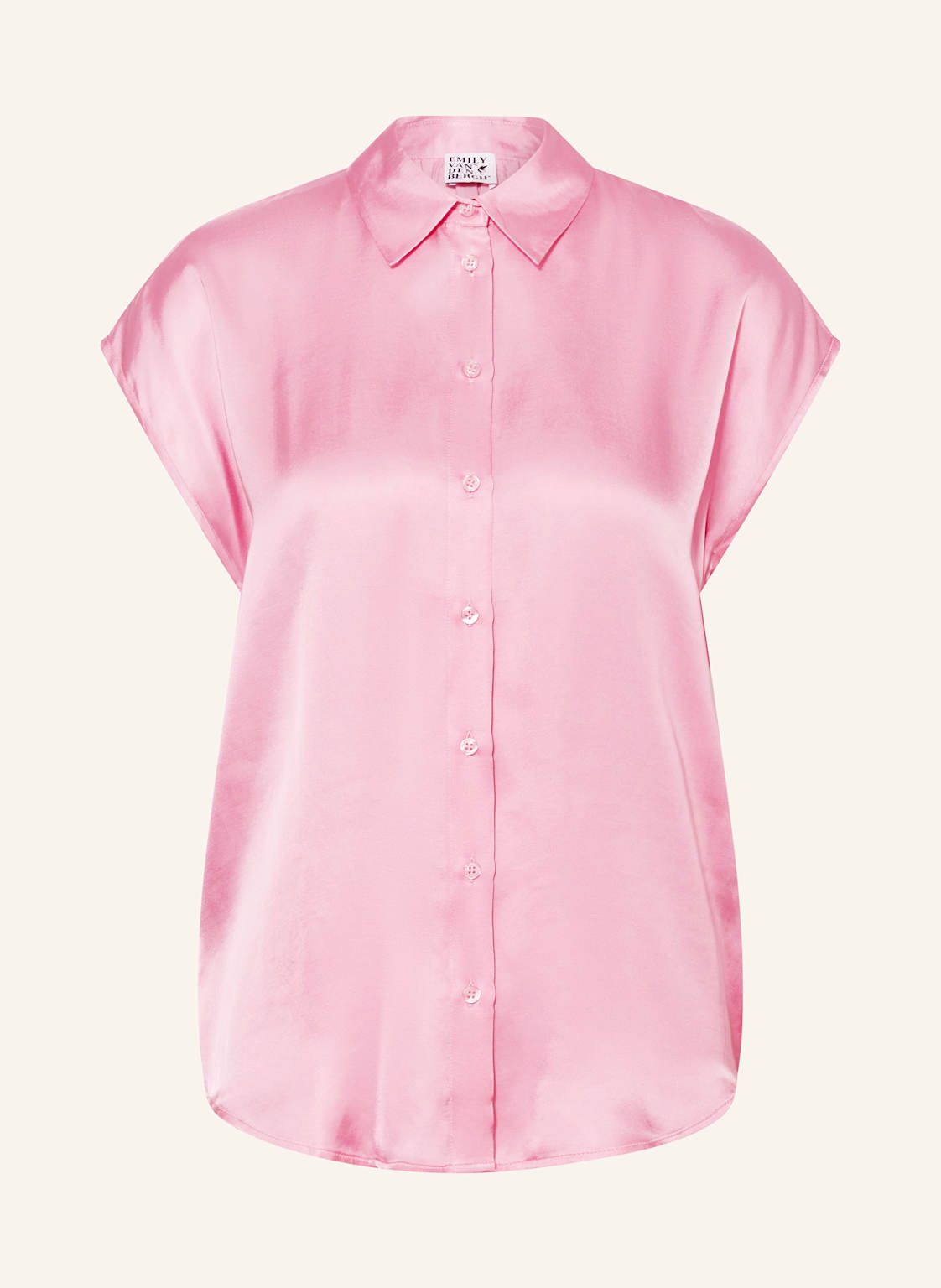 Emily Van Den Bergh Blusentop Aus Satin rosa von Emily VAN DEN BERGH