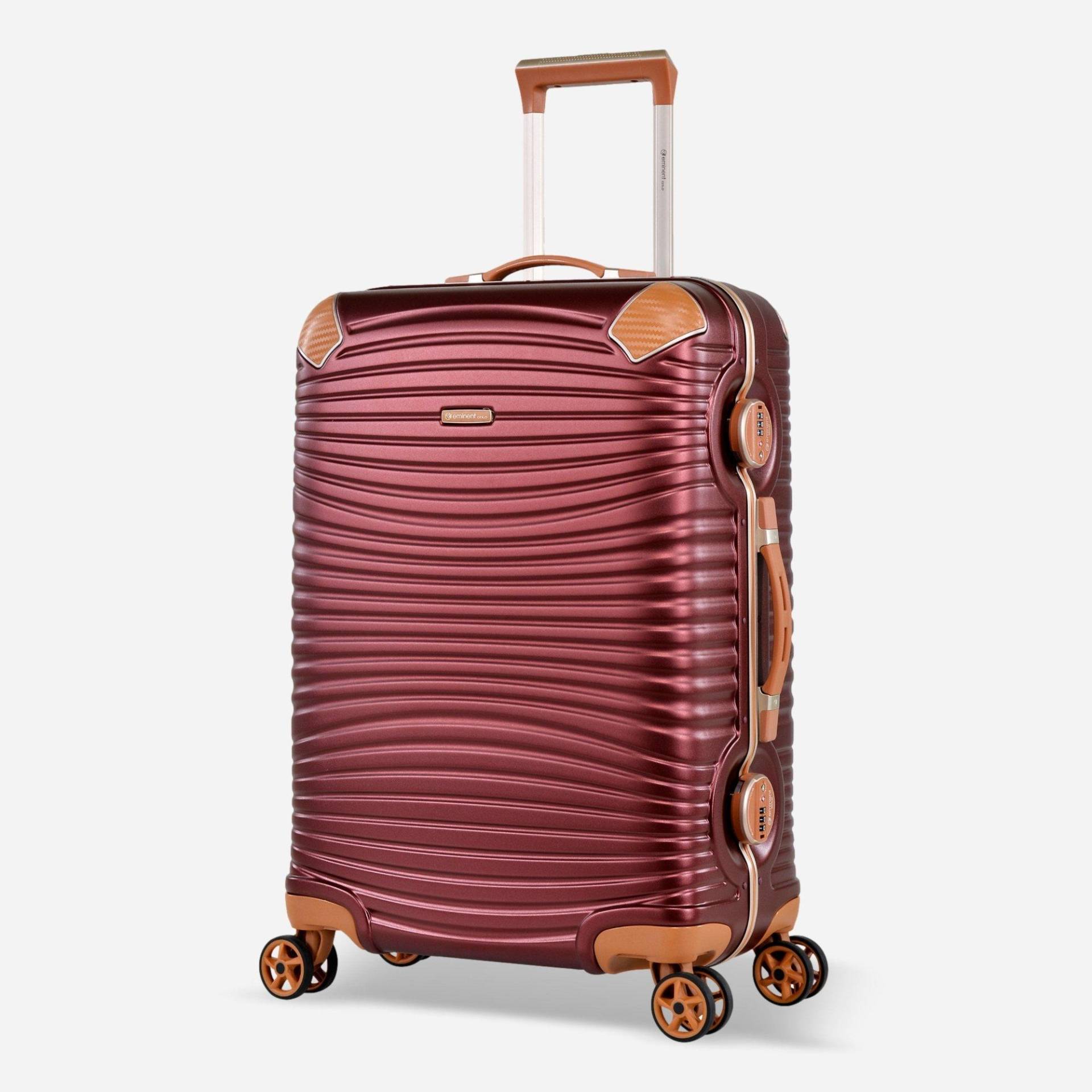 Jetstream Mittelgroßer Koffer 4 Rollen Damen Rot Bunt 65 CM von Eminent Gold