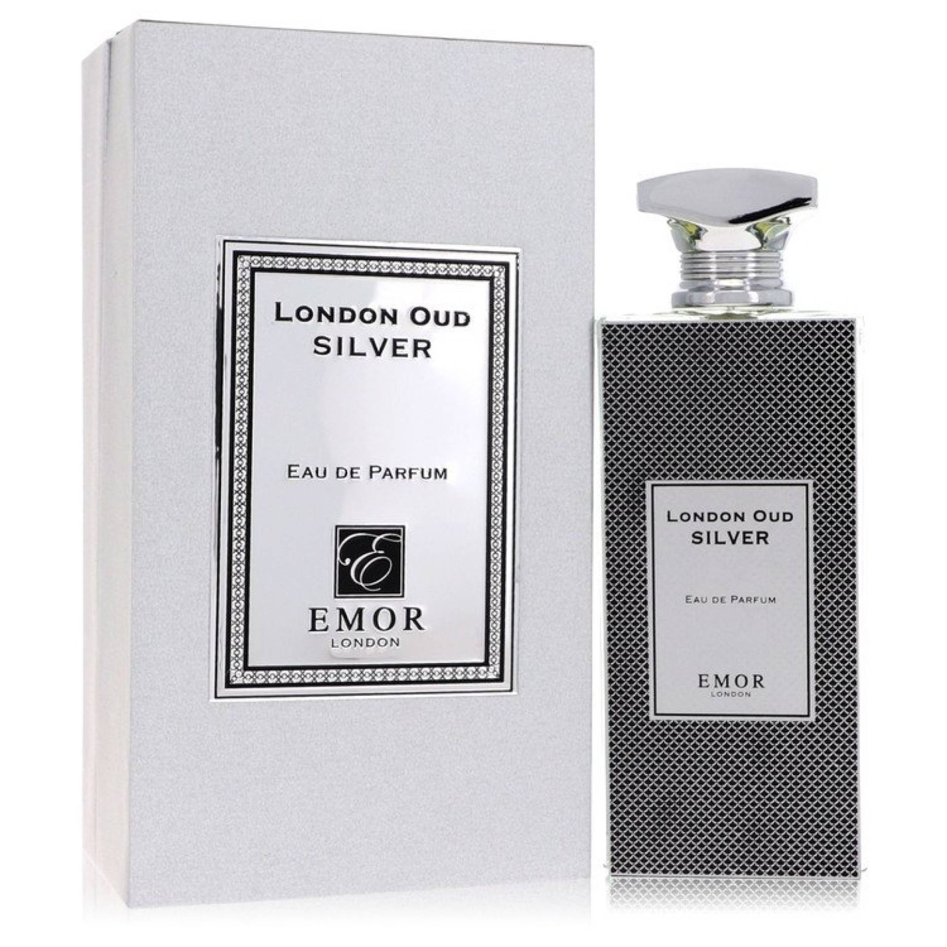 Emor London Oud Silver Eau De Parfum Spray (Unisex) 125 ml von Emor London