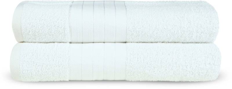 Emotion Badetücher »Uni«, (2 St., 2er Set Badetücher 70 x 140 cm), Baumwolle,Walkfrottee, Bordüre, 500 GSM, Einfarbig, ohne Aufhängung von Emotion