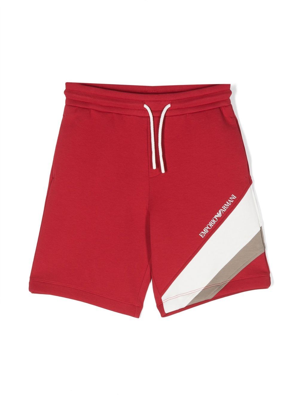 Emporio Armani Kids elasticated casual shorts - Red von Emporio Armani Kids