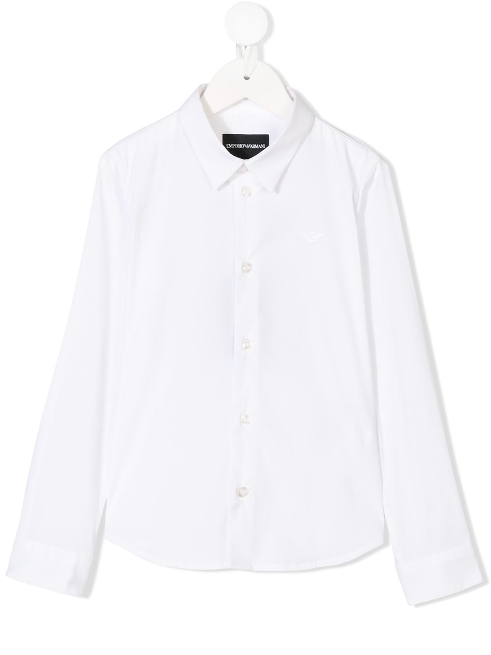 Emporio Armani Kids classic buttoned shirt - White von Emporio Armani Kids