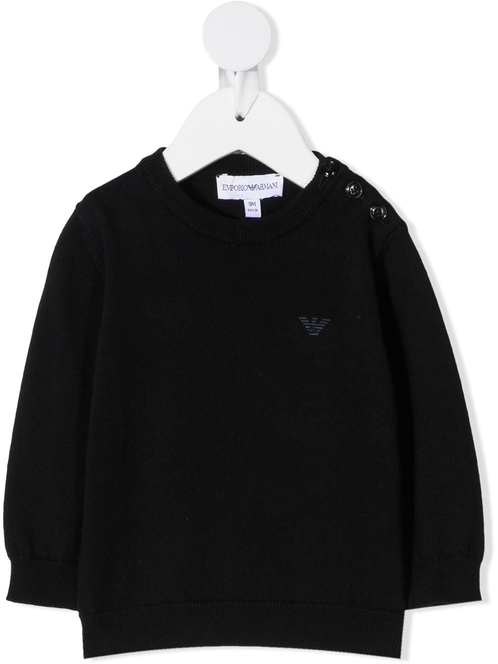 Emporio Armani Kids chest logo sweatshirt - Blue von Emporio Armani Kids