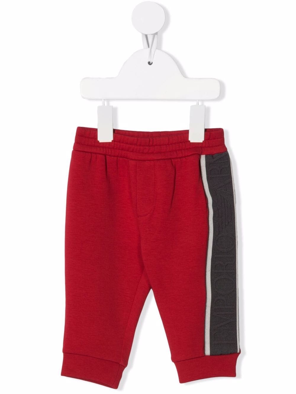 Emporio Armani Kids elasticated waistband trousers - Red von Emporio Armani Kids