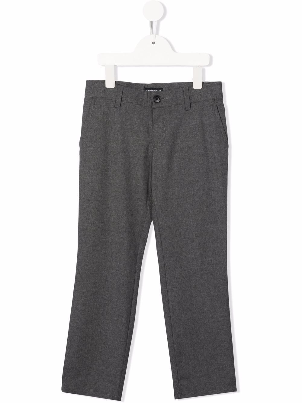 Emporio Armani Kids four-pocket tailored trousers - Grey von Emporio Armani Kids