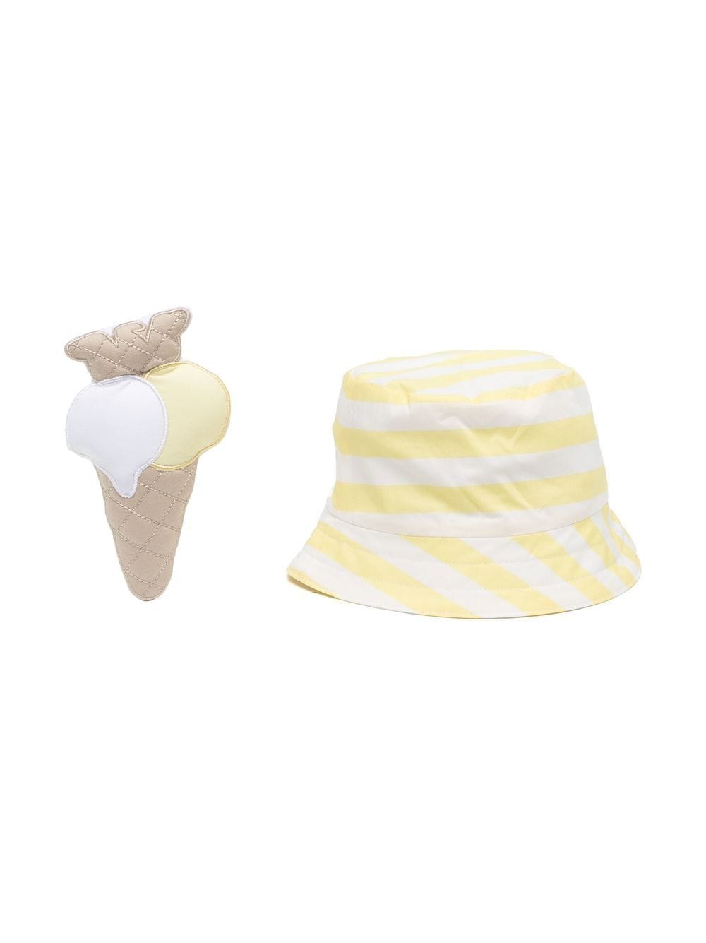 Emporio Armani Kids ice-cream sun hat - Yellow von Emporio Armani Kids