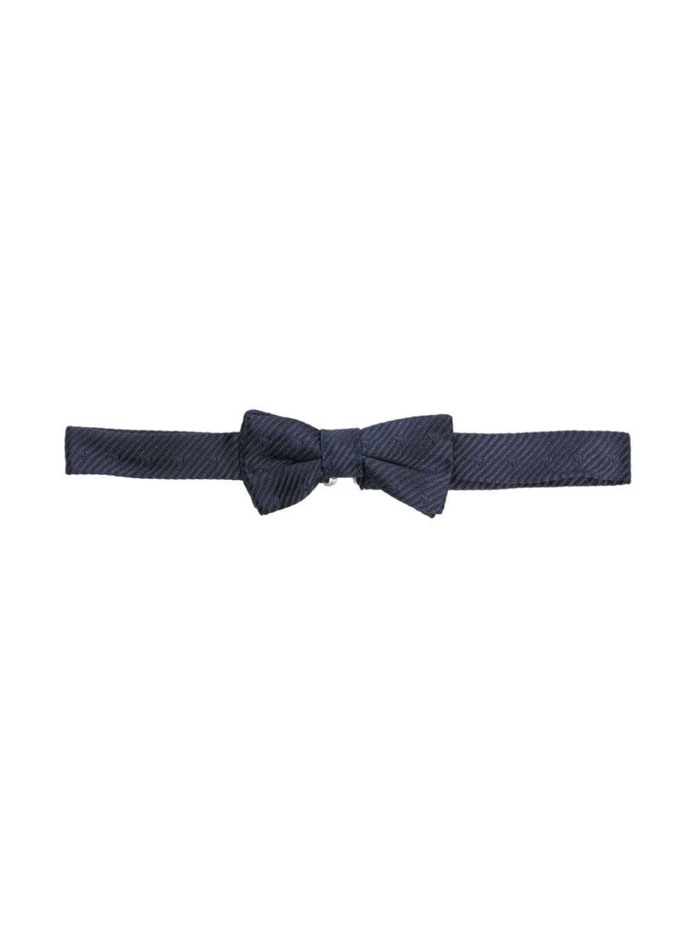 Emporio Armani Kids jacquard silk bow tie - Blue von Emporio Armani Kids