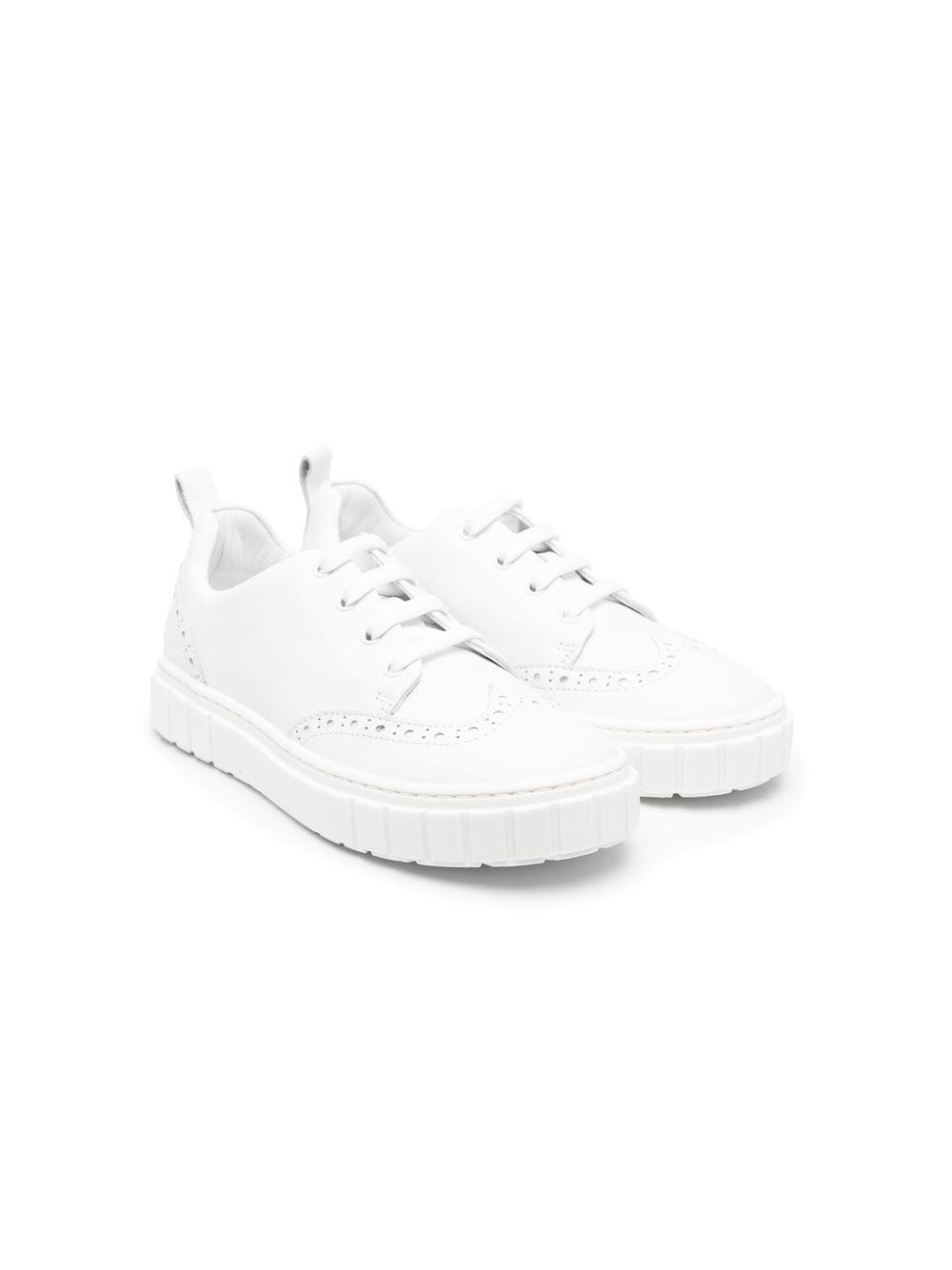 Emporio Armani Kids lace-up sneakers - White von Emporio Armani Kids
