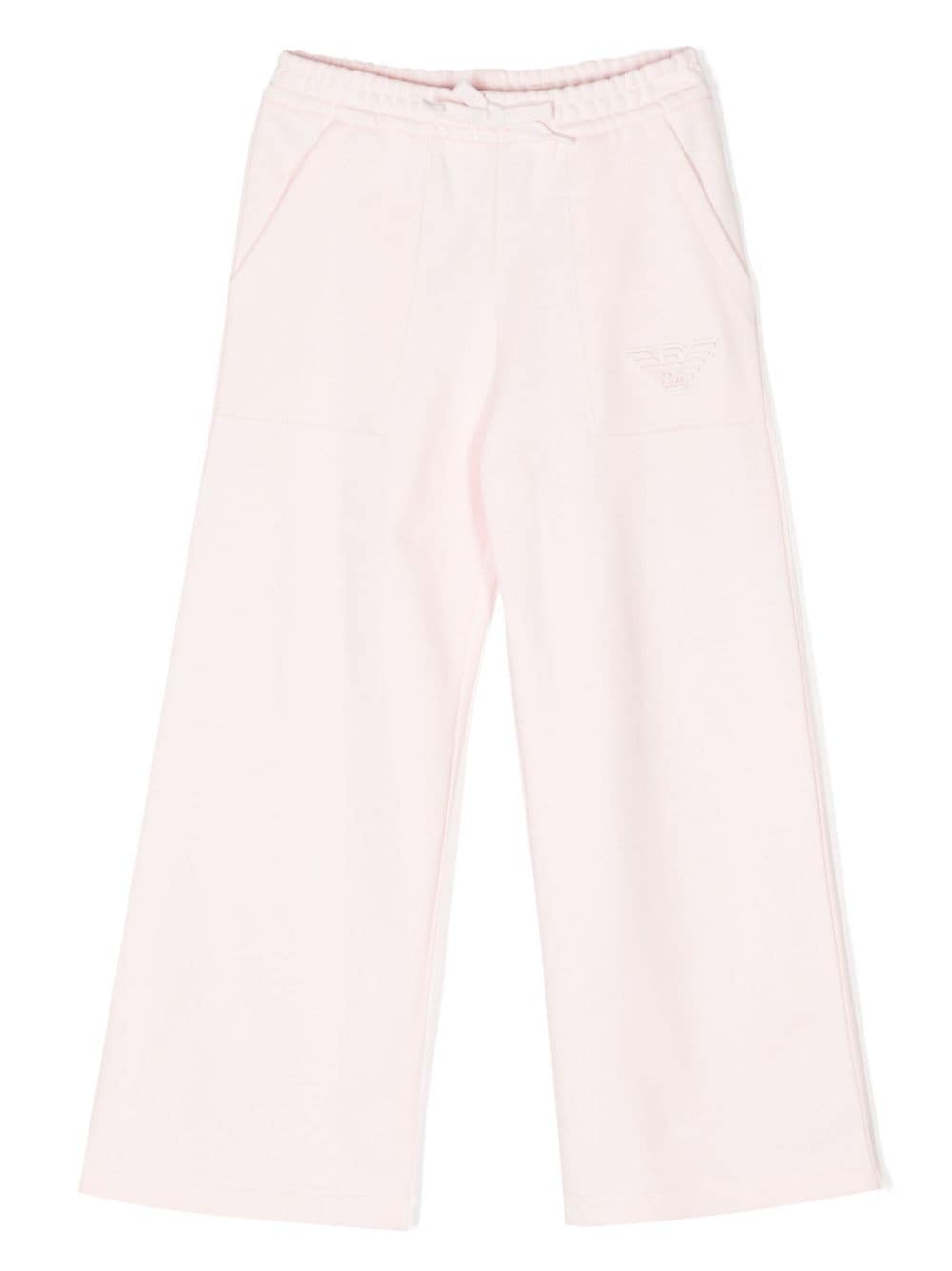 Emporio Armani Kids logo-appliqué track pants - Pink von Emporio Armani Kids