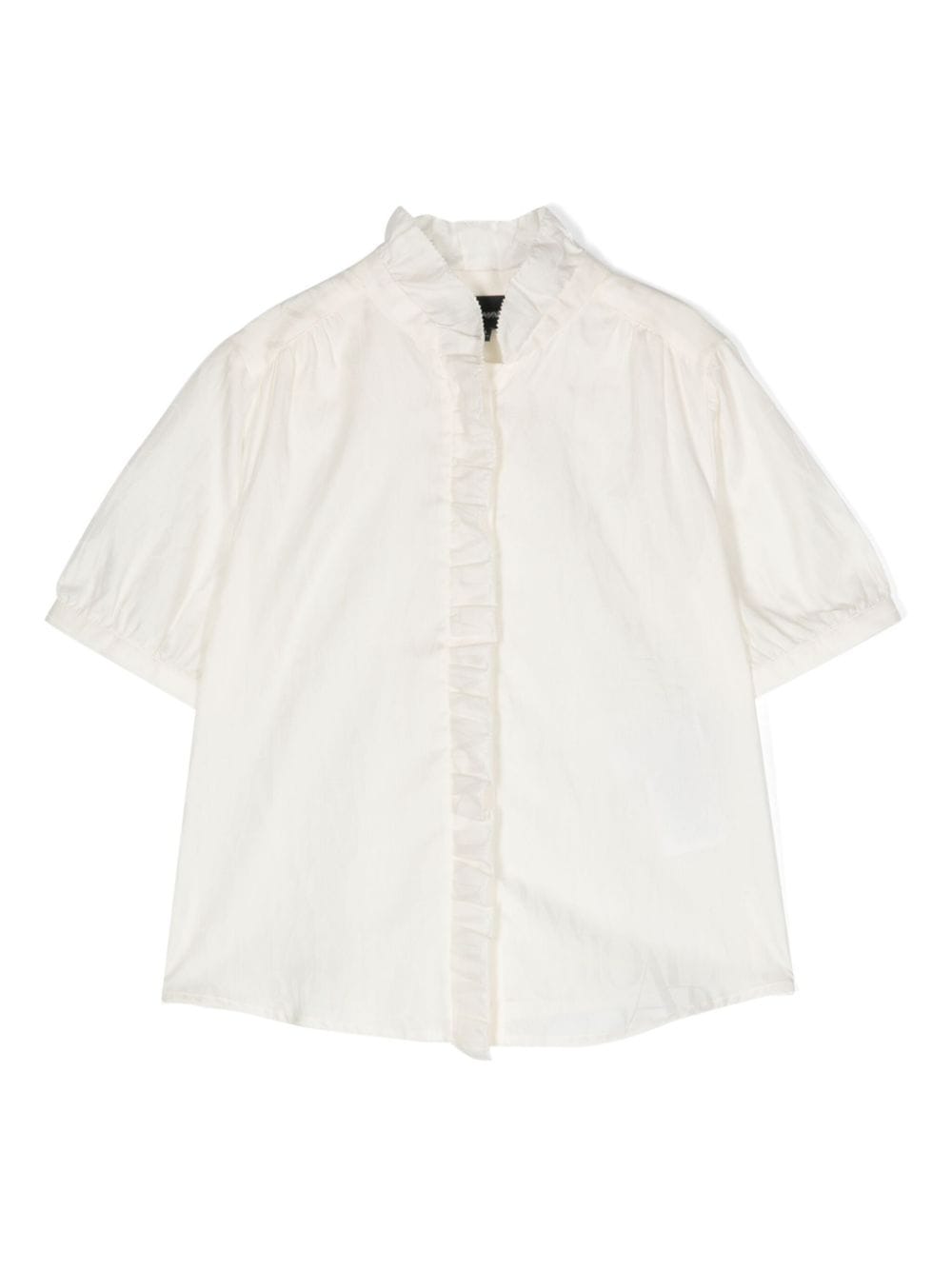 Emporio Armani Kids logo-jacquard shirt - Neutrals von Emporio Armani Kids