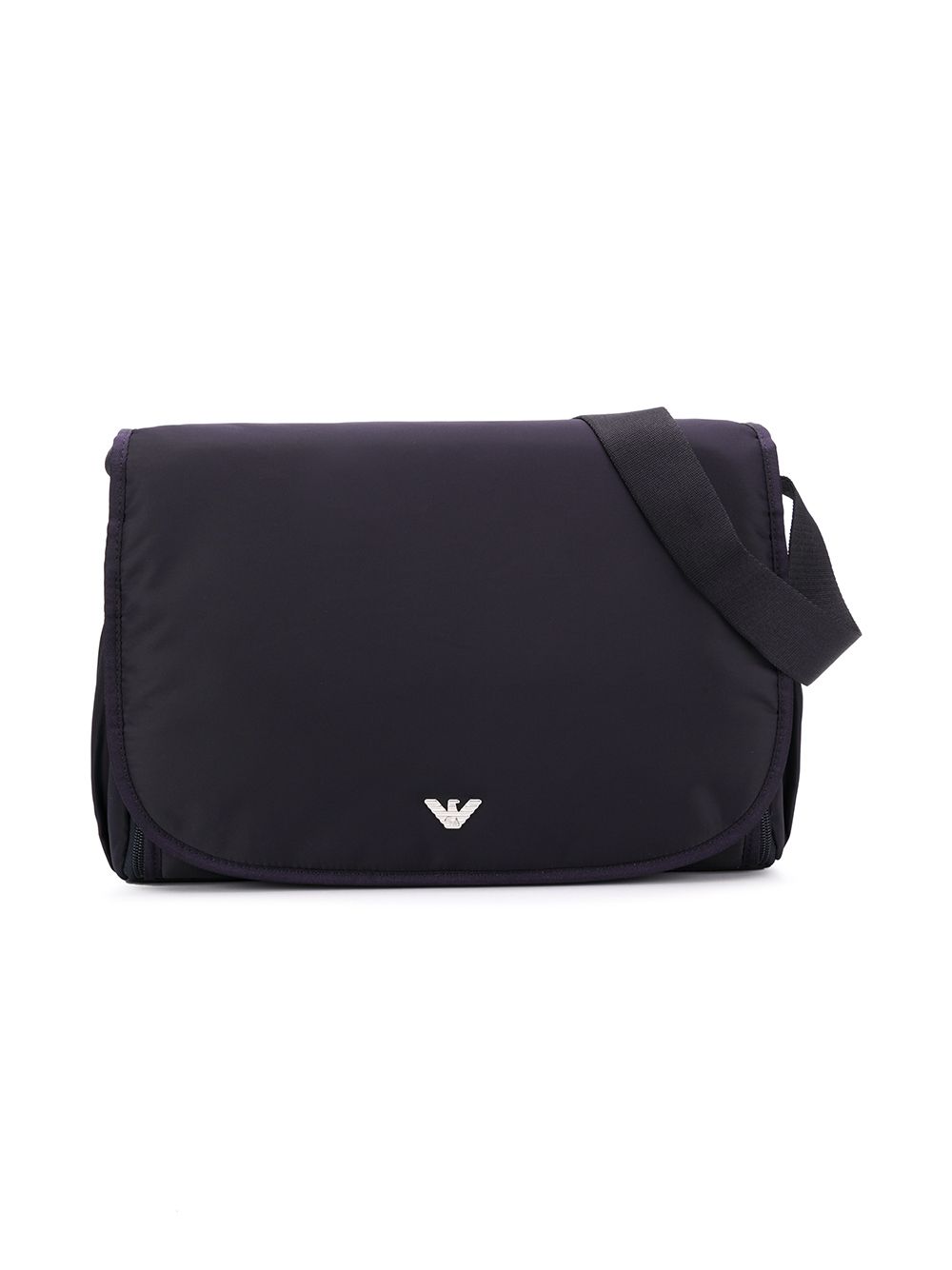 Emporio Armani Kids logo plaque baby changing bag - Blue von Emporio Armani Kids